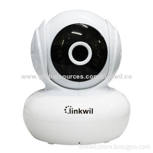 Baby Monitor, Supports Onvif, P2P, WPS, Pan/Tilt Control, Micro SD Card and Two-way Audio